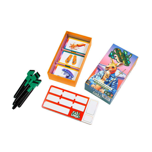 Odd Logic - Juego de mesa familiar Mattel Games