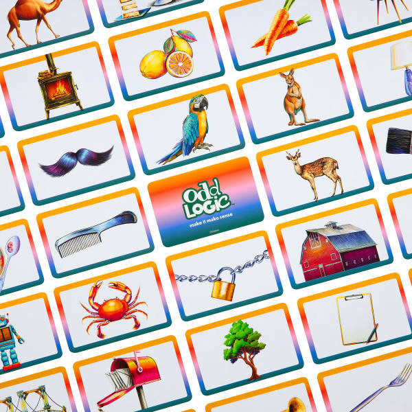Odd Logic - Juego de mesa familiar Mattel Games