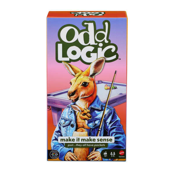 Odd Logic - Juego de mesa familiar Mattel Games