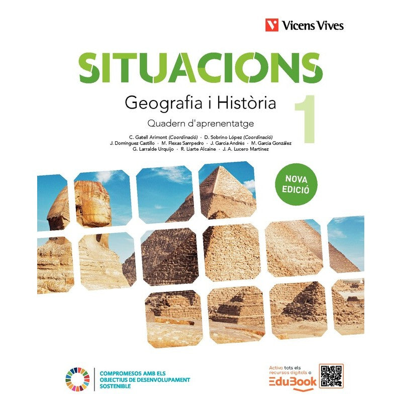 Situacions 1. Geografia i Història. Quadern d'aprenentatge. Nova edició. Aa. Vv. (Editorial Vicens Vives) 9788410960886 Imagen principal del producto