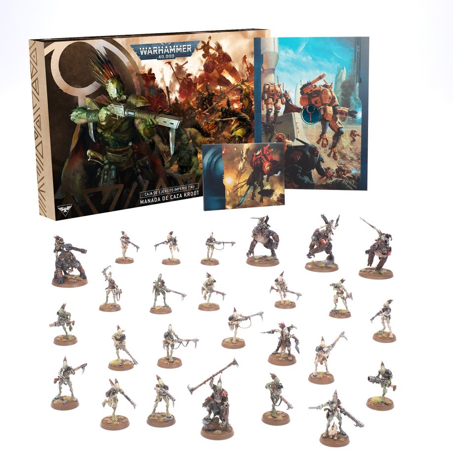 ✅  MANADA DE CAZA KROOT - SET DE EJERCITO IMPERIO T'AU Imagen principal del producto