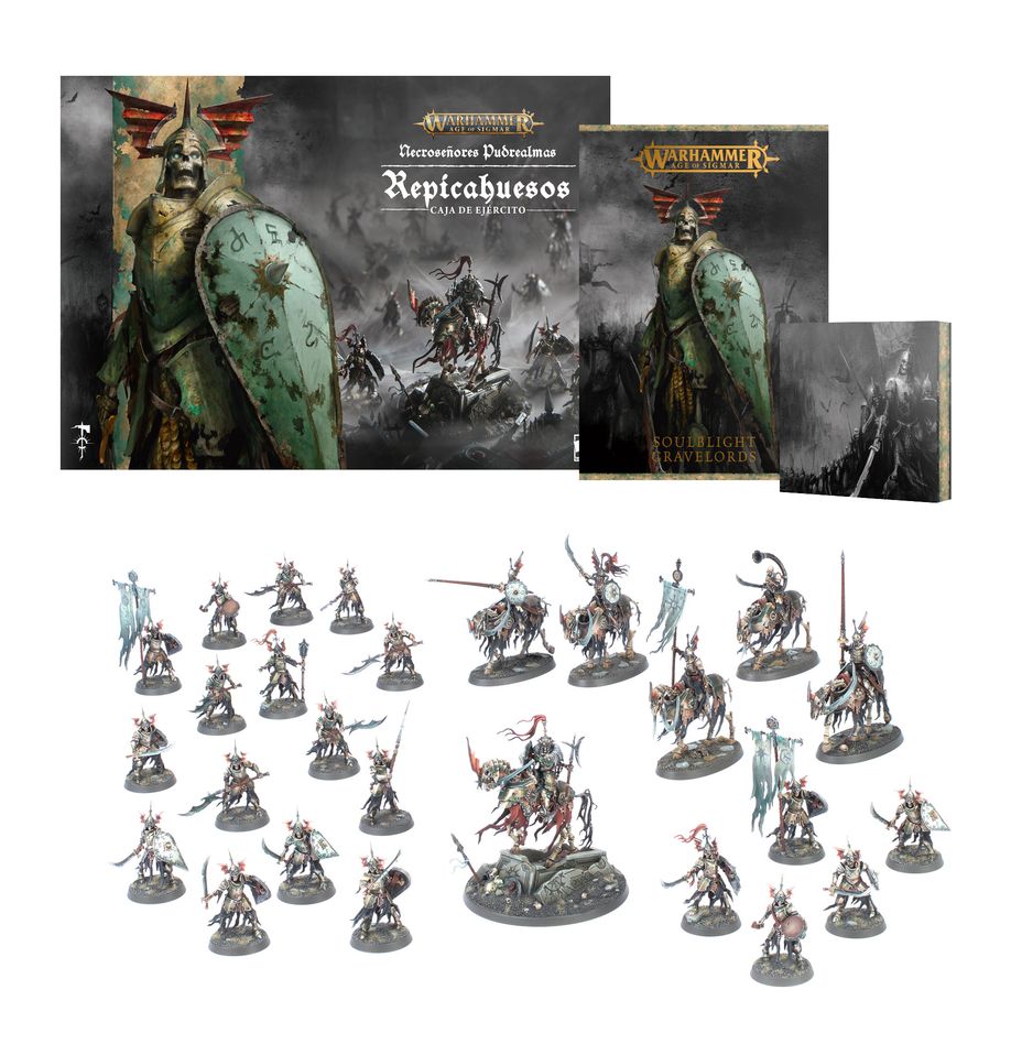 ✅ Necroseñores Pudrealmas Caja de ejército Repicahuesos - Soulblight Gravelords: Deathrattle Army Set (2025) | Warhammer Age of Sigmar