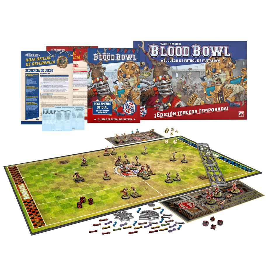 🏈 BLOOD BOWL CAJA DE INICIO | Edición Tercera Temporada | Bretonnia vs Tomb Kings ⚔️ Imagen principal del producto