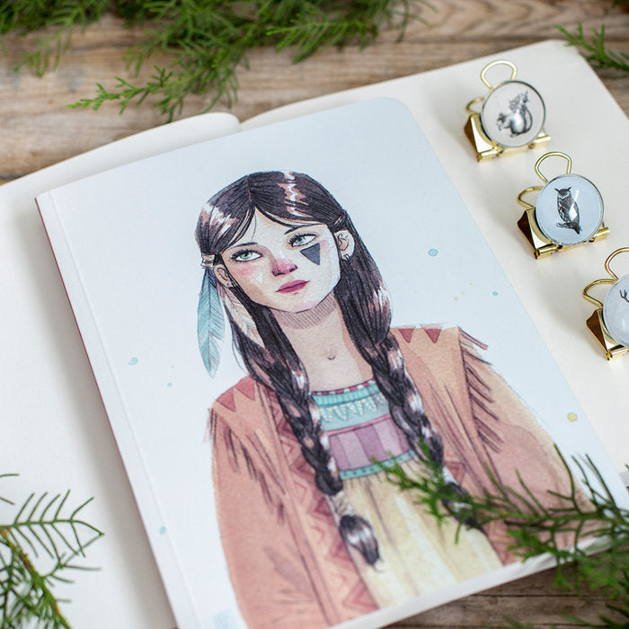 Cuaderno A5 Liso Esther Gili Tigrilla - Cuquiland