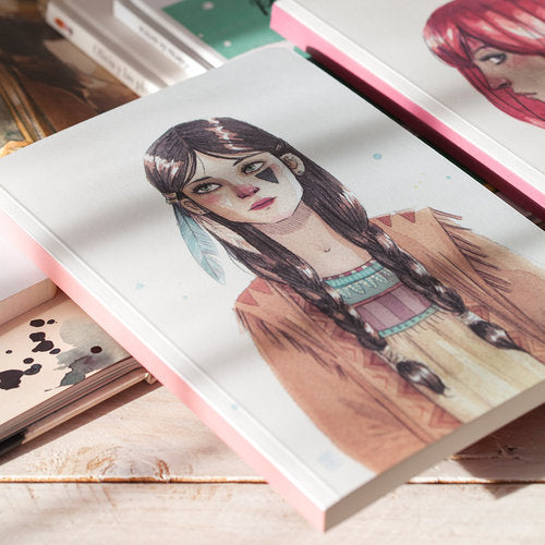 Cuaderno A5 Liso Esther Gili Tigrilla - Cuquiland