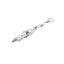 Mini Pen Llavero Blanco Notas Musicales PICO PEN