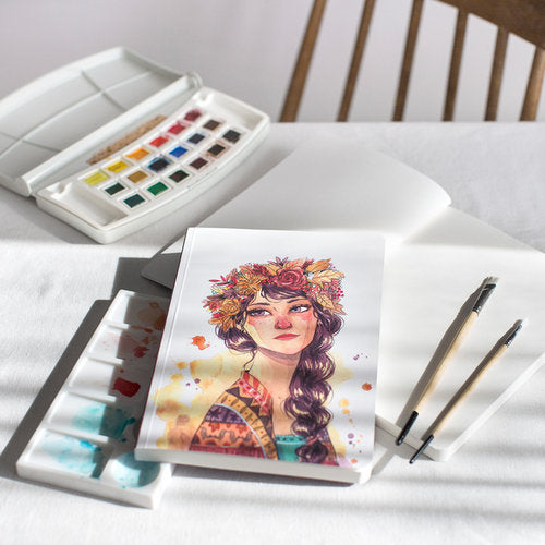 Cuaderno A5 Liso Esther Gili Kuri Ilustrado