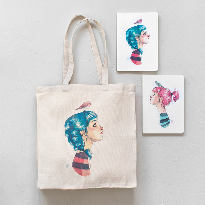 BOLSA DE TELA SARA Y FINCH ESTHER GILI T ALGODON 100% | CUQUILAND