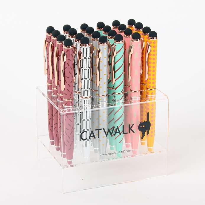 Expositor 24 Minibolígrafos con Puntero Colorfulpen Influen CATWALK Imagen principal del producto