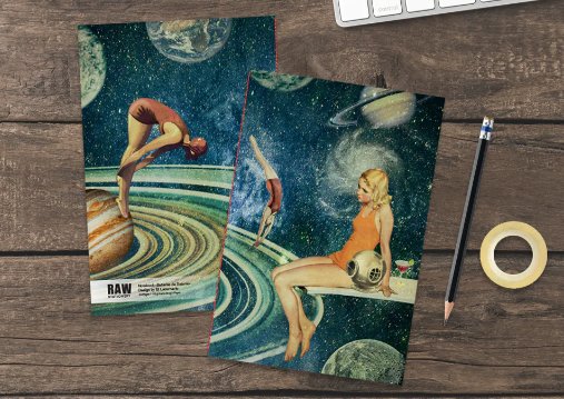 Libreta Bañistas de Saturno 48 páginas Cuquiland Imagen principal del producto