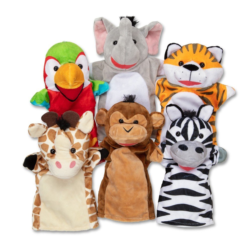 Marionetas de peluche Safari Spin Master Melissa & Doug