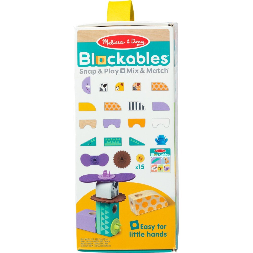 Set de construcción 34 piezas animales safari Melissa & Doug
