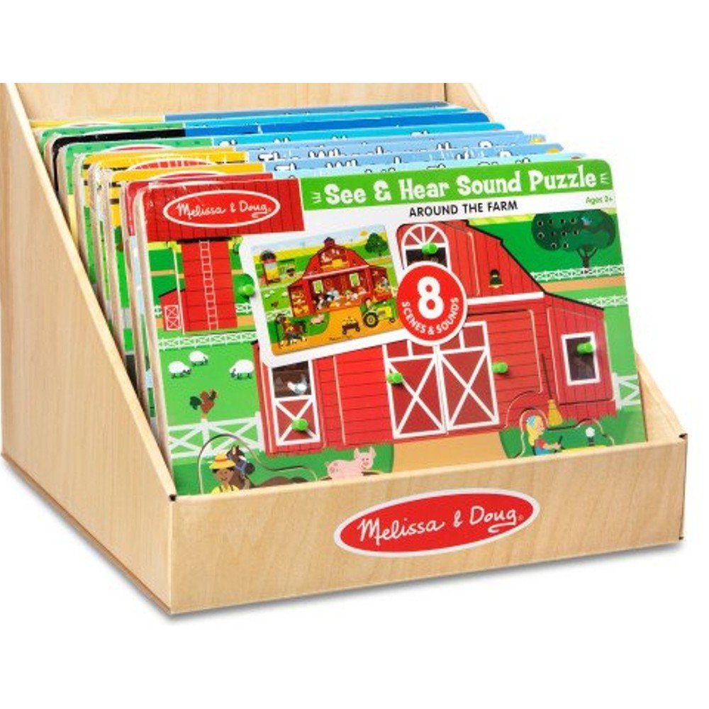 Puzzle madera con sonido Melissa & Doug