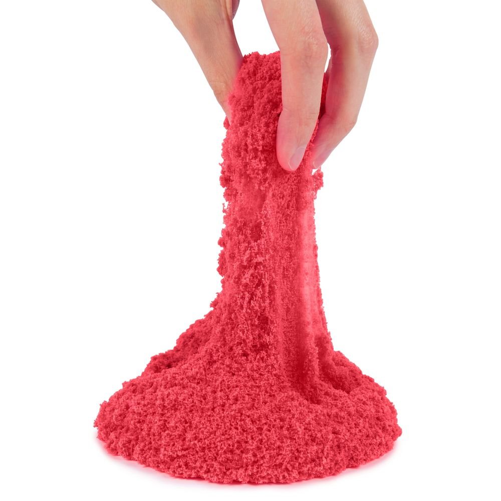 Bolsa Roja Neon Kinetic Sand - Arena sensorial 907g