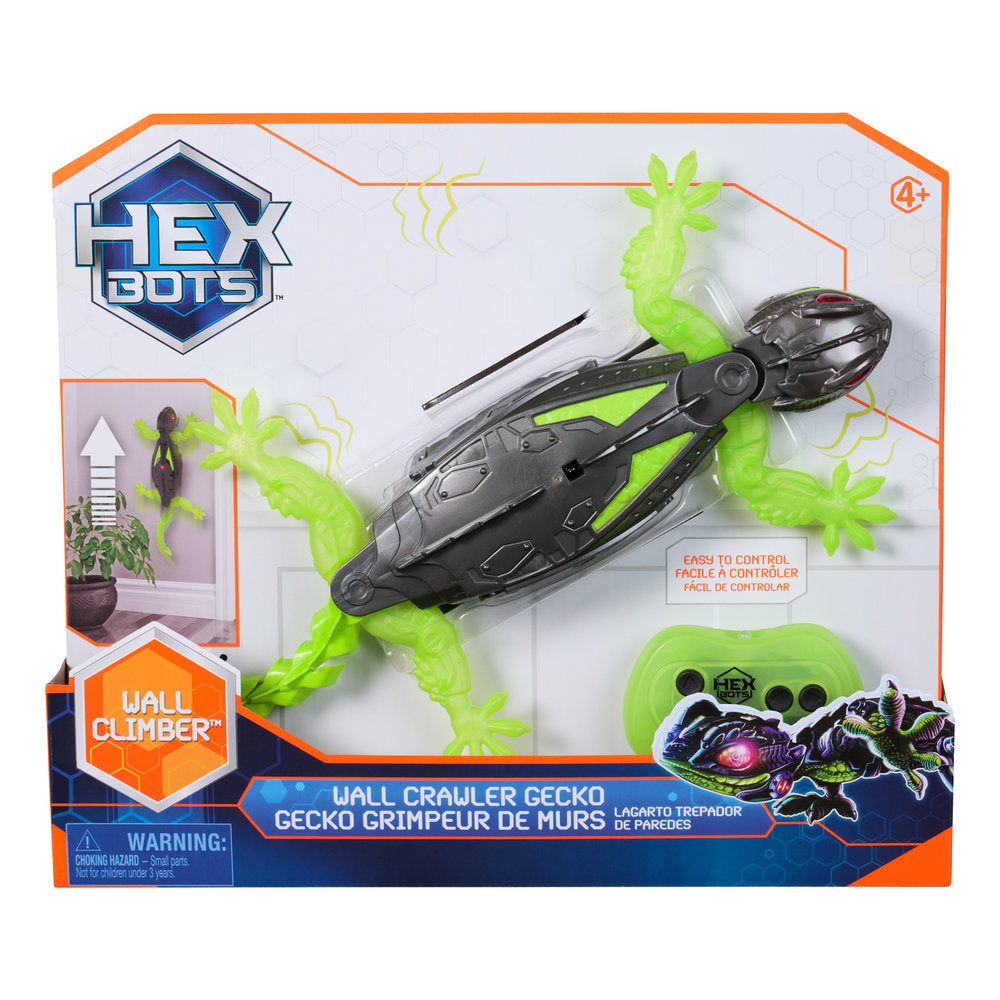 Hex Bots Lagarto Trepador de Paredes Gecko - Spin Master