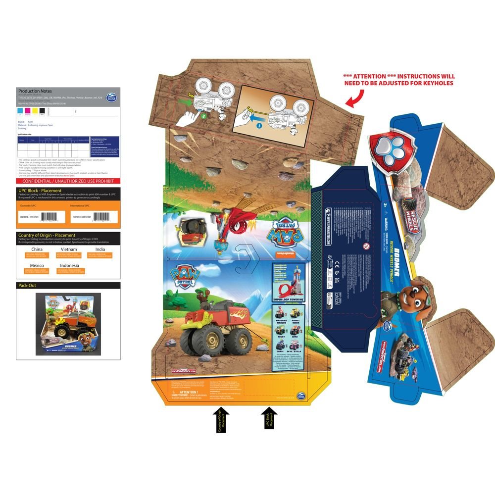 Vehículo Rescue Wheels Boomer - Paw Patrol