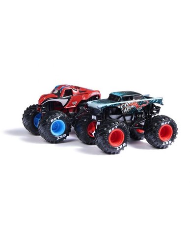 Monster Jam Marvel 1:64 Pack 2 Camiones Spin Master
