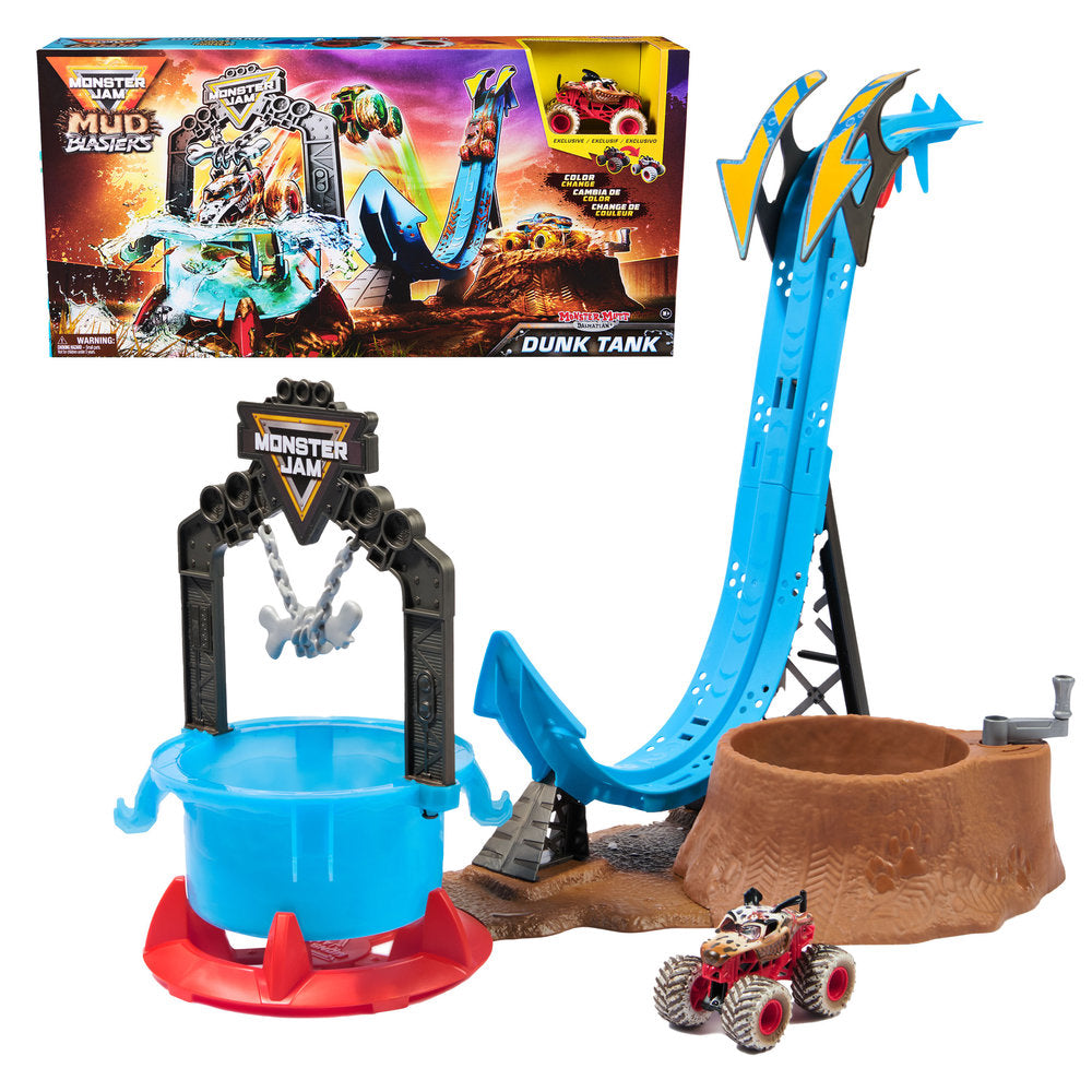 MONSTER JAM LAVADERO DE MUD BLUSTER 1:64 | SPIN MASTER MONTER JAM | 1 UNIDAD | 681147050655