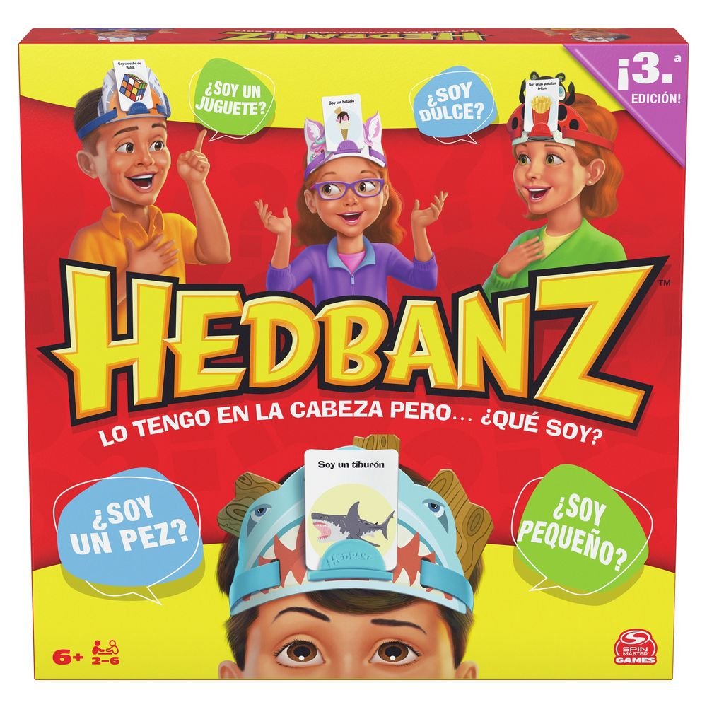 Juego de Mesa Hedbanz Core SPIN MASTER Juegos de Mesa