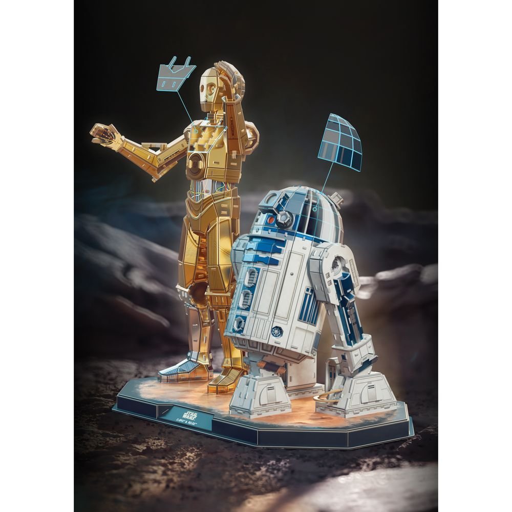 Construcción 4D Build Star Wars C-3po & R2-d2 Spin Master Imagen principal del producto