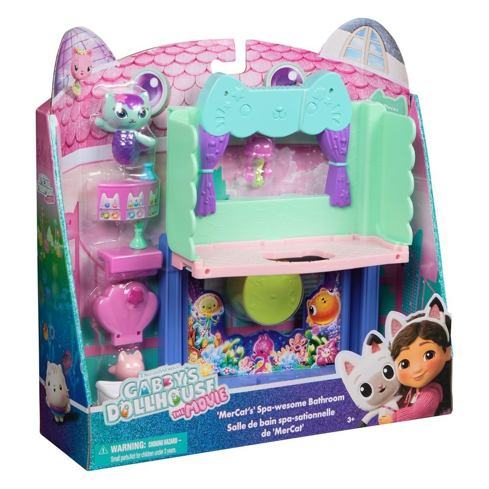 Bathroom Portal Rooms Gabbys Dollhouse Movie Juguete de 25,5 cm SPIN MASTER GABBY'S DOLLHOUSE Imagen principal del producto