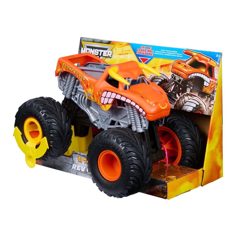 Monster Jam Vehículo Rev N Roar El Toro Loco