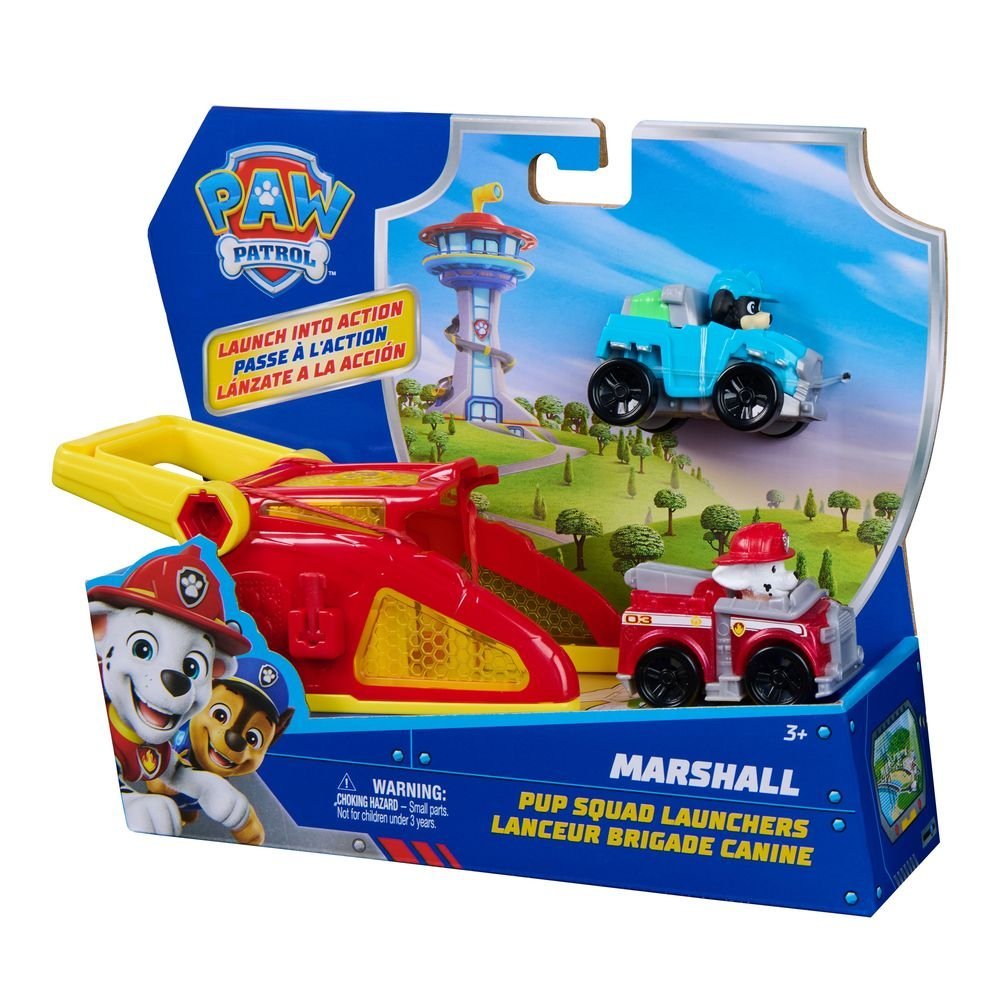 Vehículo Pup Squad Launcher Marshall Patrulla Canina Spin Master PAW Patrol