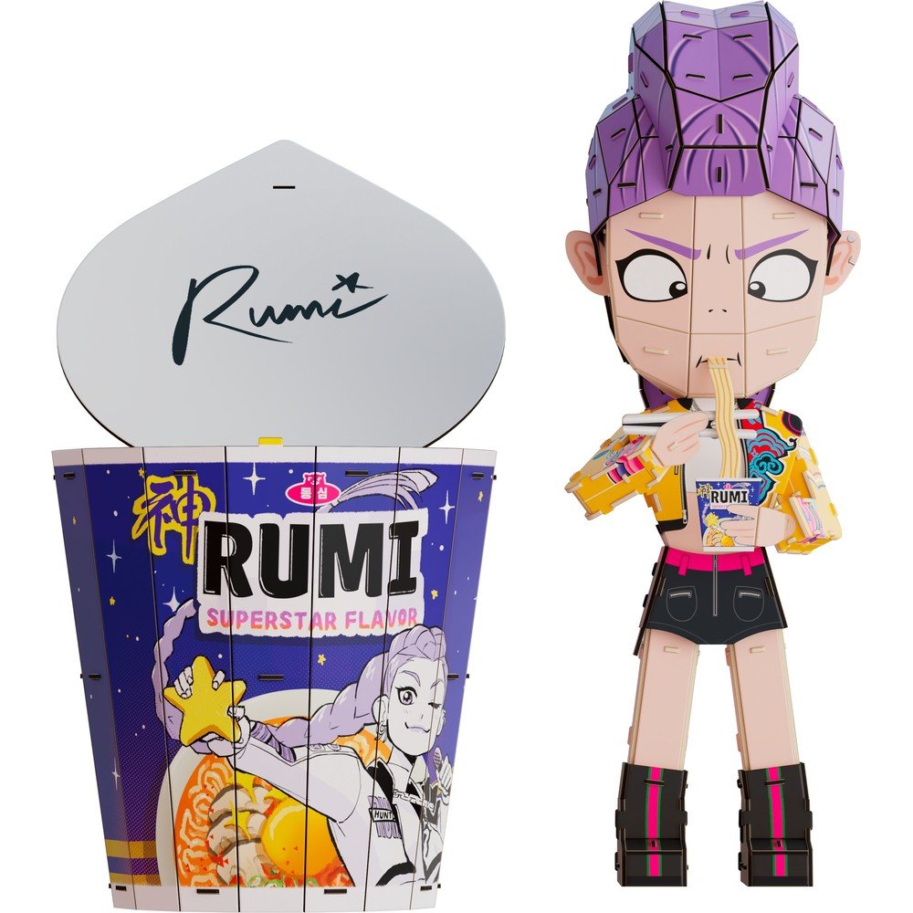 Puzzle 4D Build K-Pop Demon Hunters Rumi Ramen Cup