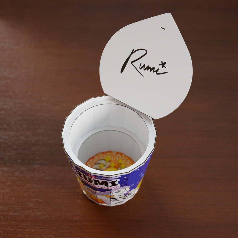 Puzzle 4D Build K-Pop Demon Hunters Rumi Ramen Cup