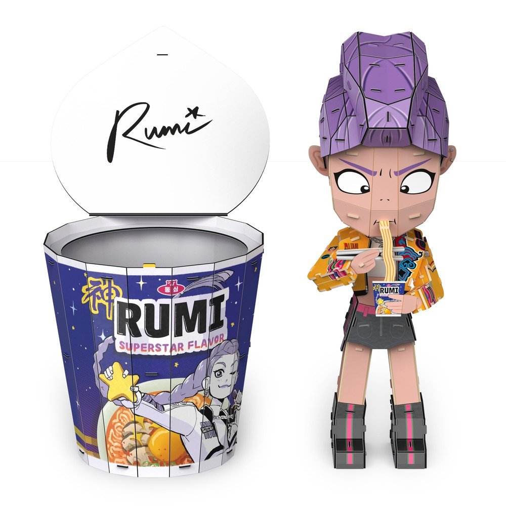 Puzzle 4D Build K-Pop Demon Hunters Rumi Ramen Cup
