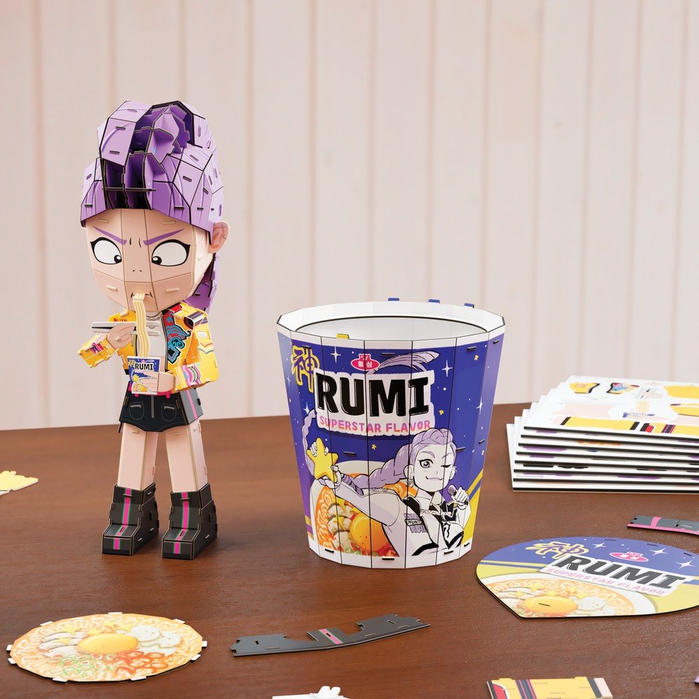 Puzzle 4D Build K-Pop Demon Hunters Rumi Ramen Cup
