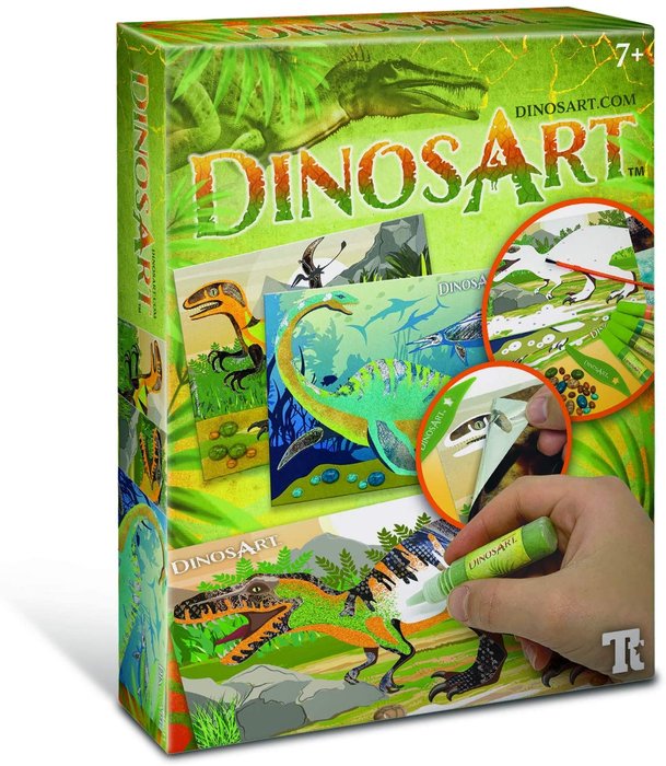 DINOSART CUADROS PARA TEXTURIZAR | DINOSART | 1 UNIDAD | 694704150118