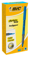 Marcador Bic Highlighter Grip 1,6 Mm Azul | Bic | Pack 12 Unidades