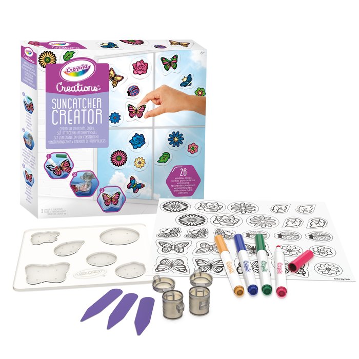Set Atrapasol 25 Piezas Jardin y Mariposas Creations Crayola
