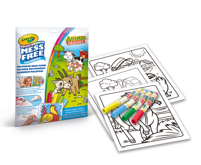 Colorea sin Manchas color Wonder Amigos de la Granja Crayola Imagen principal del producto