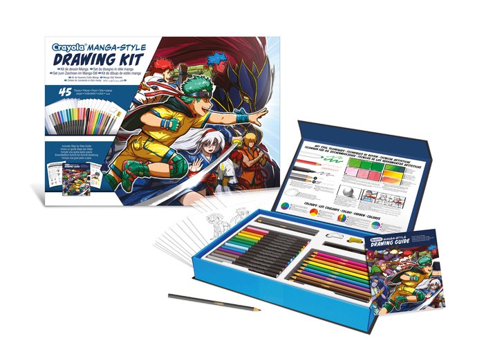 Super Set Aprende a Dibujar Manga Crayola Imagen principal del producto