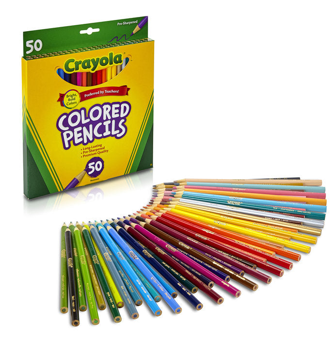 LAPIZ CRAYOLA 50 COLORES SURTIDOS | 1 UNIDADES | (CRAYOLA)