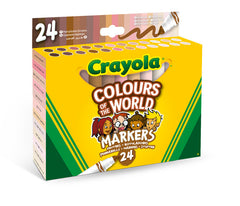 Rotulador Crayola Maxi Punta 24 Colores Colours Of The Worl | Crayola | Pack 1 Unidades