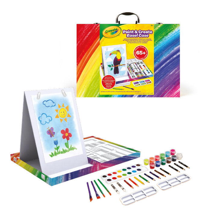Maletín del Pintor Arcoiris 65 Piezas con Caballete Crayola Imagen principal del producto