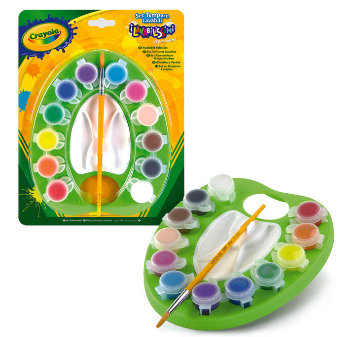 Acuarelas lavables Crayola 12 colores con paleta Imagen principal del producto