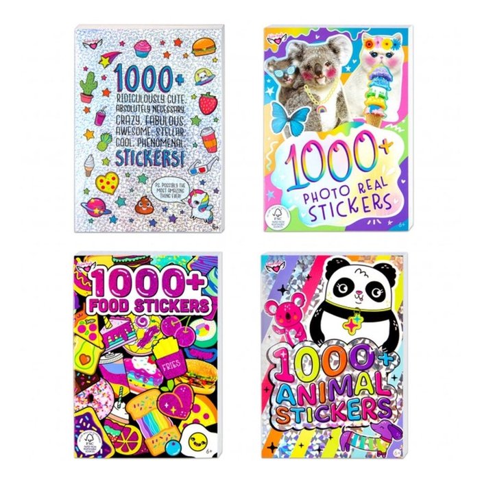 Libro de Stickers con 1,000 Pegatinas Surtido 4 Modelos Crayola Creations
