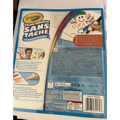 Colorea sin manchas - Libro recarga 30 páginas Crayola