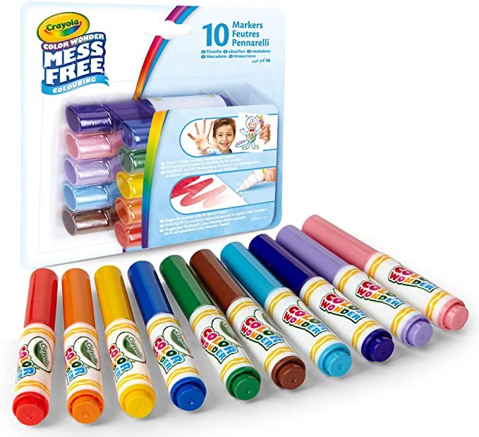Blister 10 Rotuladores sin Manchas Color Wonder Col. Vivos Imagen principal del producto