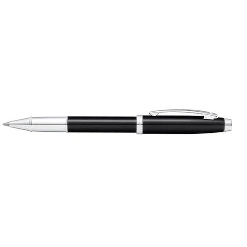 Roller Sheaffer 9338 Laca Negra Detalles Cromados