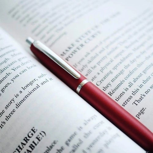 Bolígrafo Sheaffer 9403 Rojo Detalles Níquel