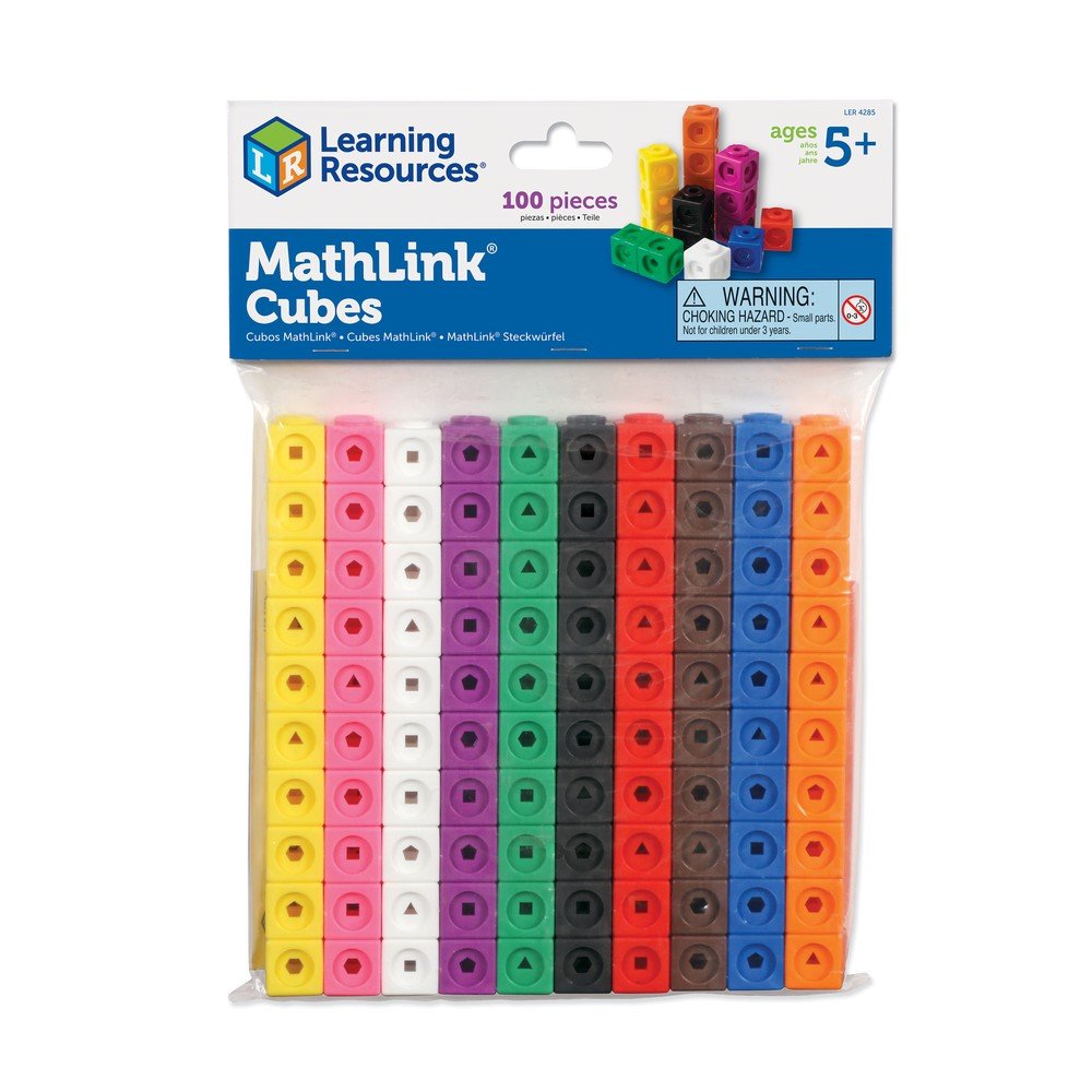 Juego set de 100 Cubos Mathlink Learning Resources