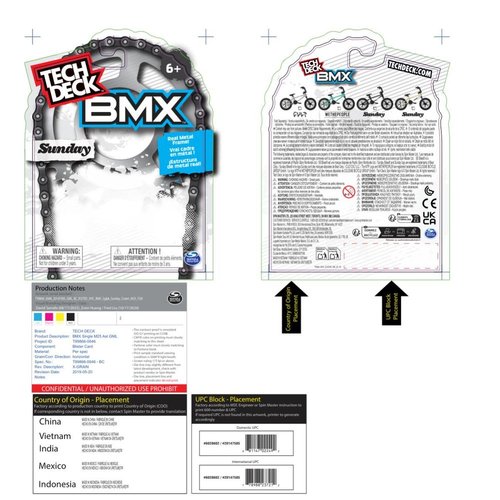 Tech Deck BMX Single Pack Spin Master