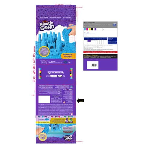 Kinetic Sand bolsa arena azul 907g Spin Master