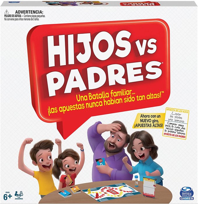 Hijos Contra Padres Juego de Mesa Spin Master Juegos de Mesa Imagen principal del producto