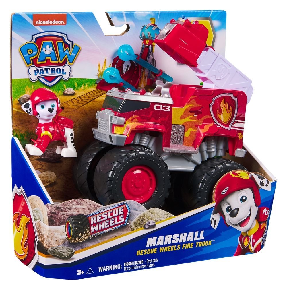Vehículo Rescue Wheels Marshall Patrulla Canina Spin Master